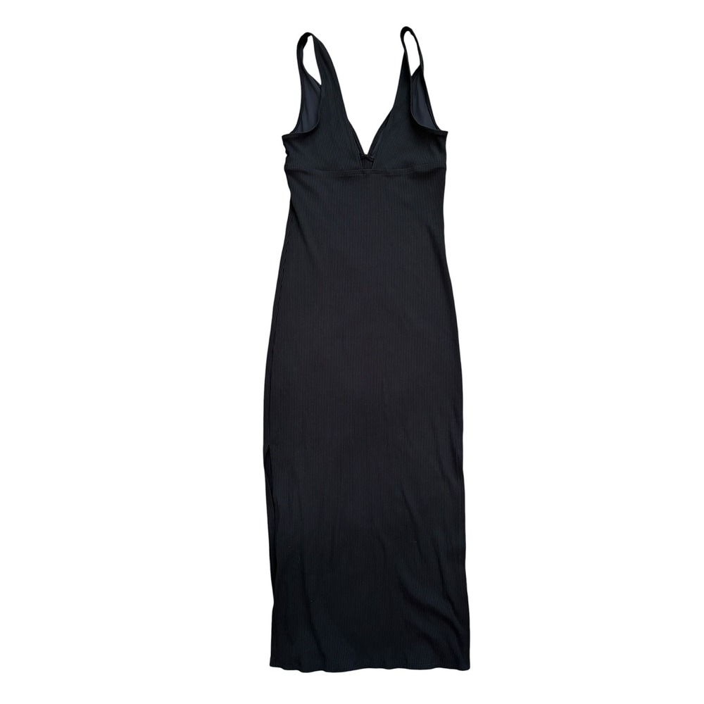 Resortcore Bromelia Paraty Ribbed Black Maxi Swim Dress Modal Medium - Picture 2 of 7